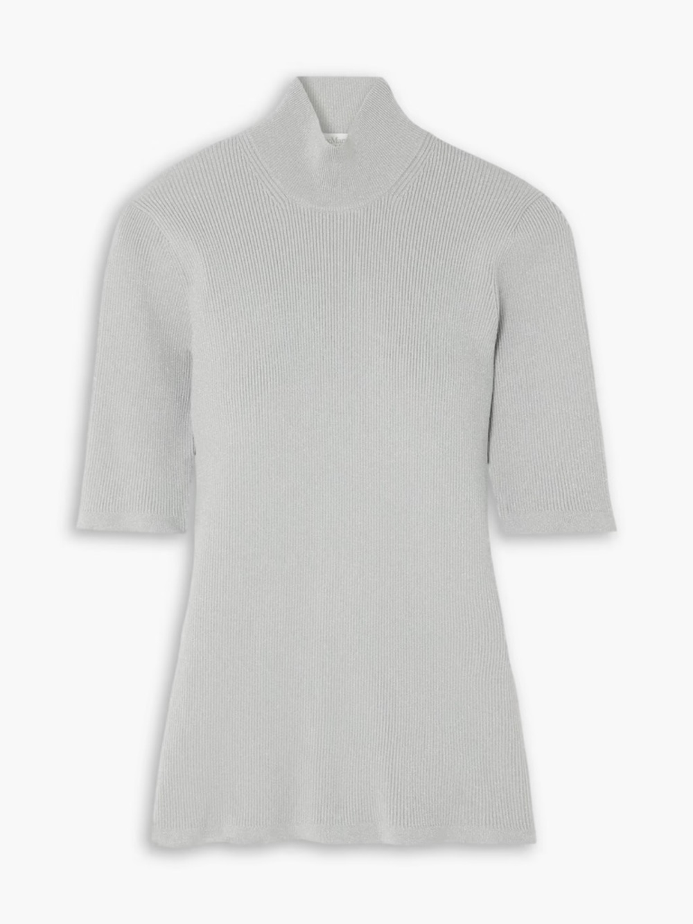 LAUREN Ralph Lauren Oatmeal 3/4 Sleeve Turtleneck Ribbed Sweater Top